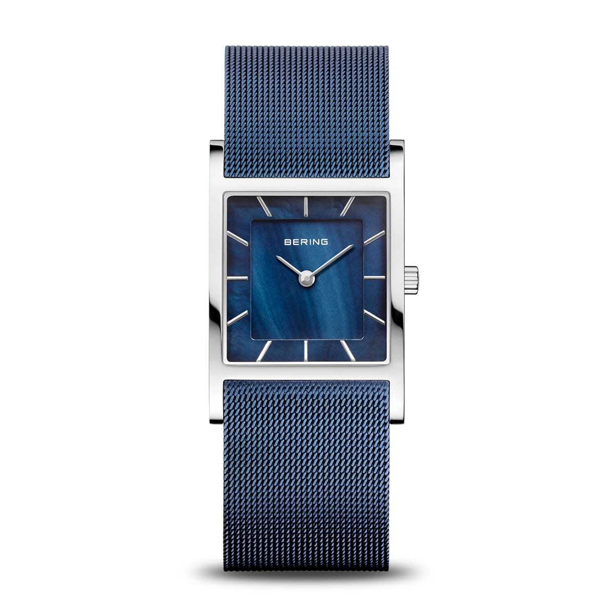 Bering 10426-307-S Women's Blue Steel Mesh Watch