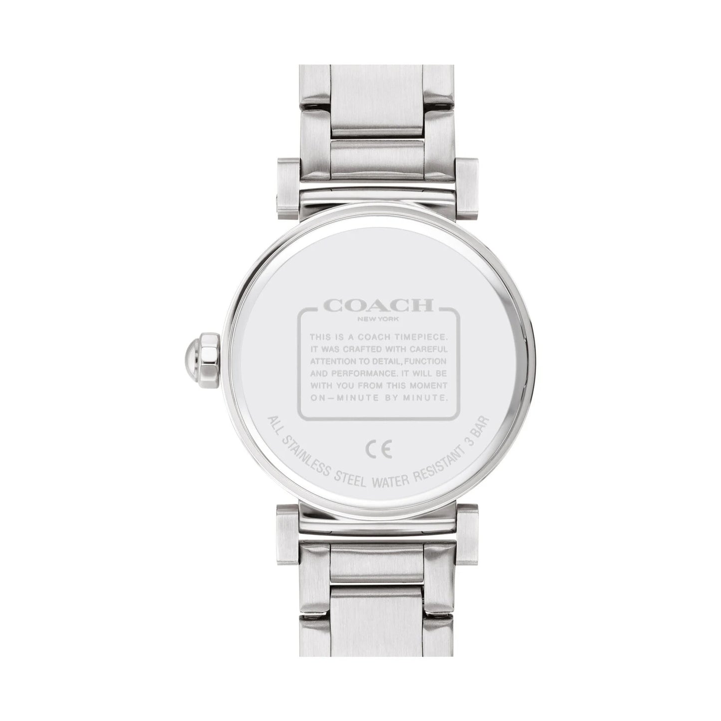 Coach 14503577 Women's Stainless Steel Bracelet and Silver Dial Quartz Watch
