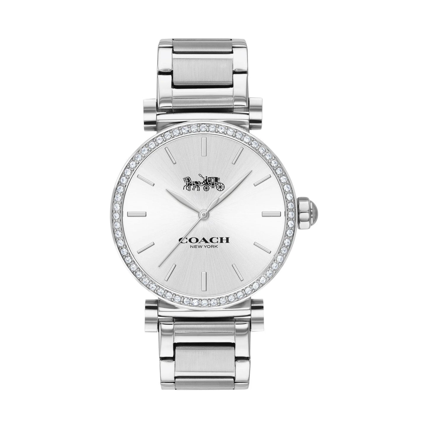 Coach 14503577 Women's Stainless Steel Bracelet and Silver Dial Quartz Watch