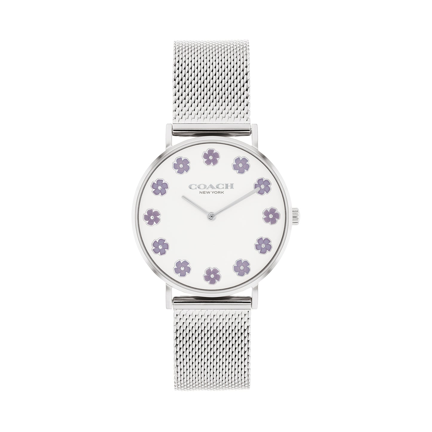Coach 14504100 Women's Stainless Steel Mesh Bracelet and White Dial Quartz Watch