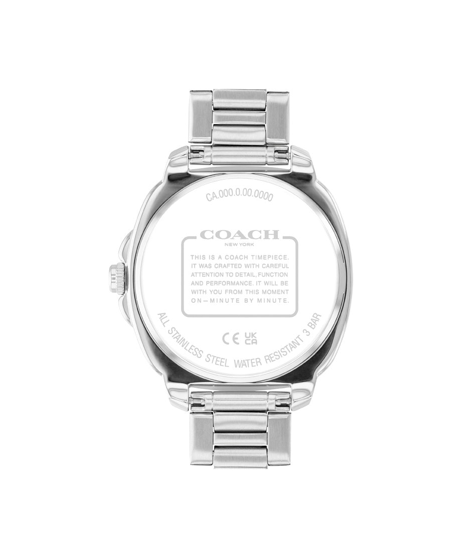 Coach 14504477 Stainless Steel Silver White Dial Women's Watch
