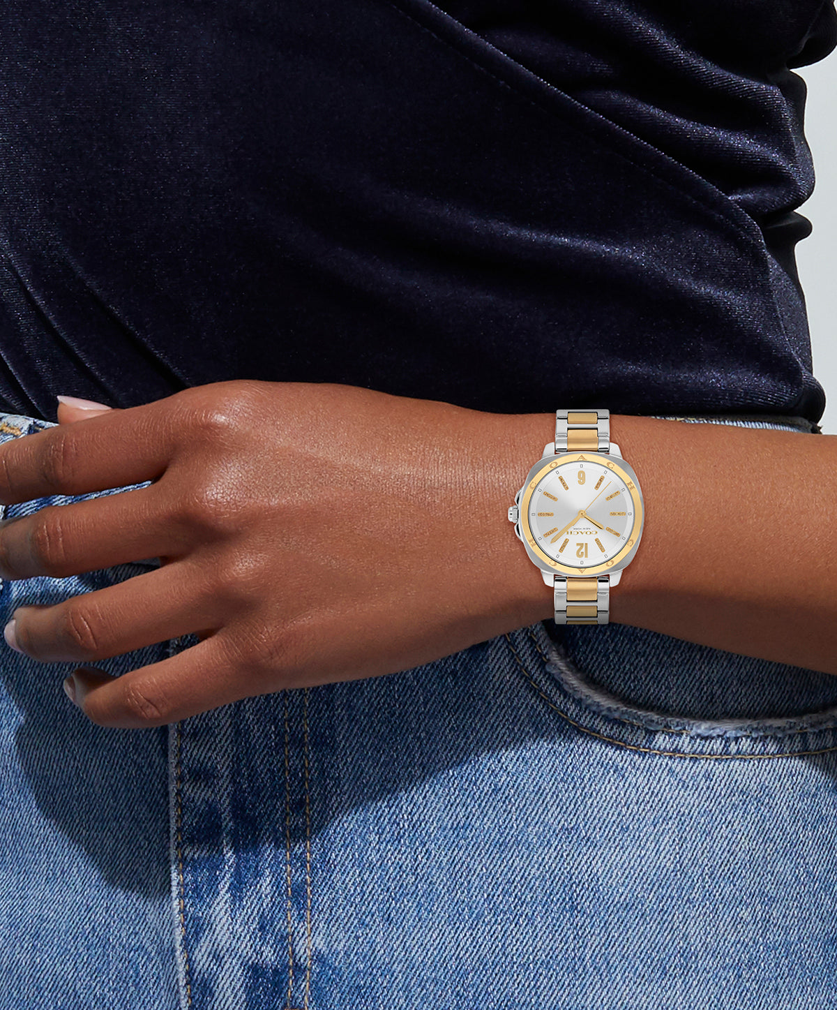 Coach 14504544 Two-tone Stainless Steel Women's Watch