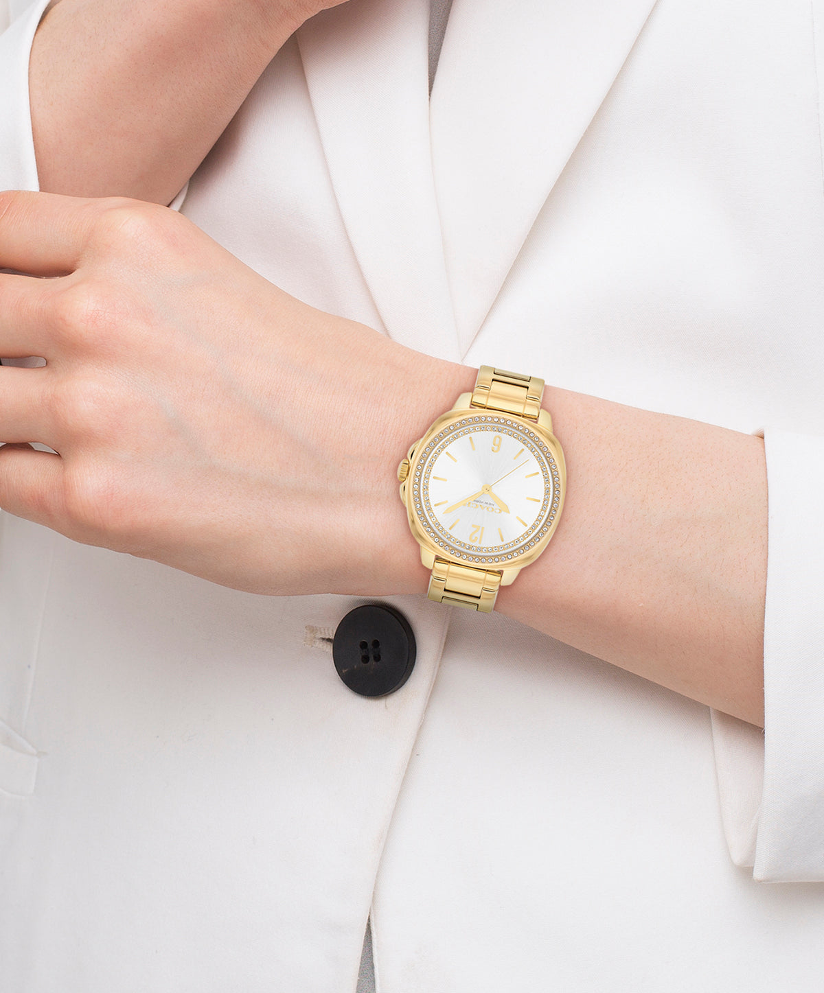 Coach 14504636 Women's Gold Tone Stainless Steel Quartz Watch