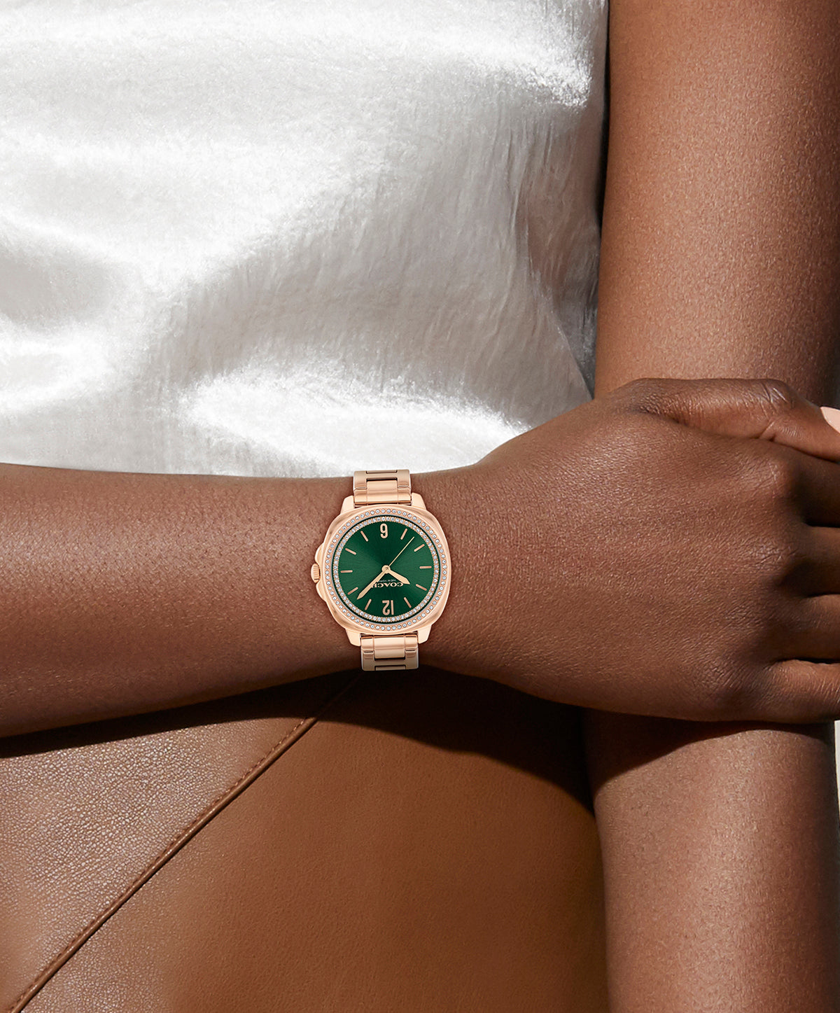 Coach 14504637 Women's Rose Gold Stainless Steel Quartz Watch