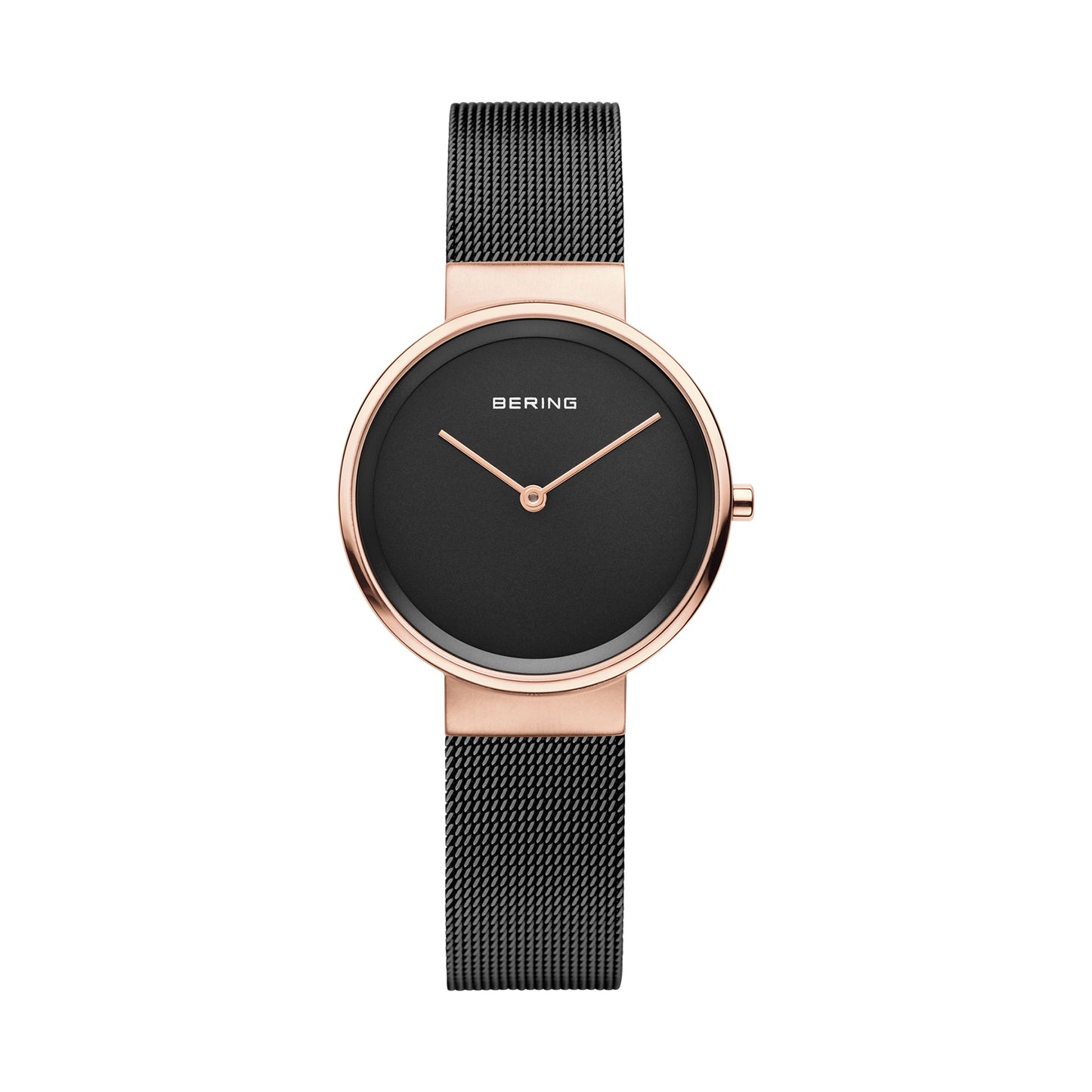 Bering 14531-166 Women's Black Steel Mesh Watch