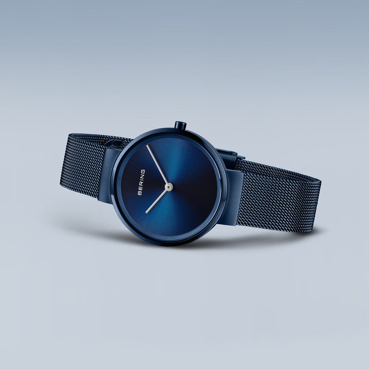 Bering 14531-397 Women's Blue Steel Mesh Watch (Outlet)