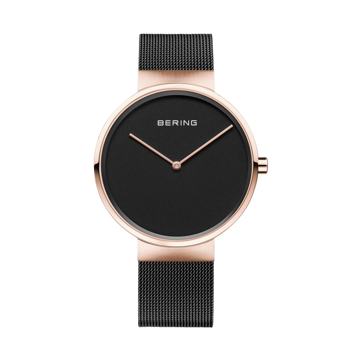 Bering 14539-166 Unisex Black Steel Mesh Watch