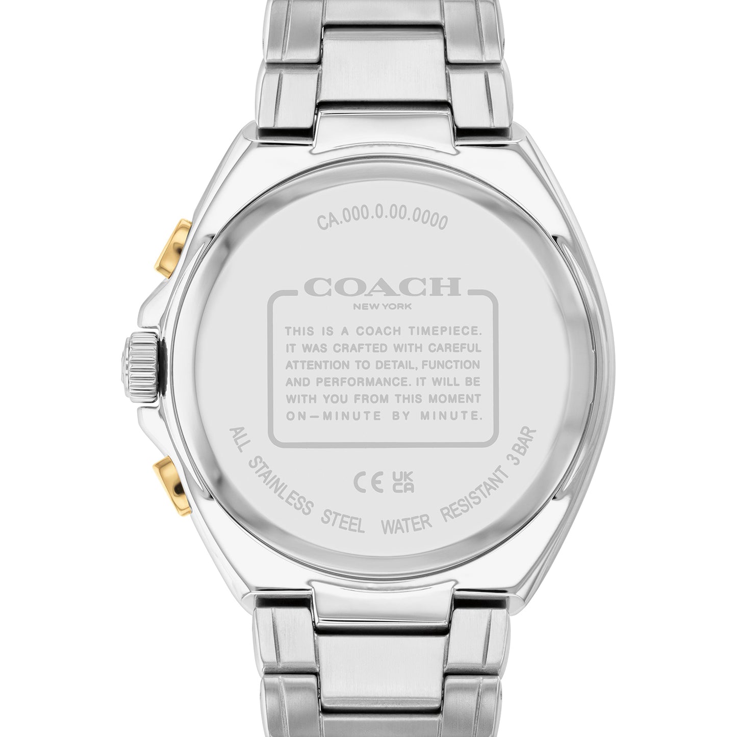 Coach 14602682 Men's Two-Tone Steel Watch