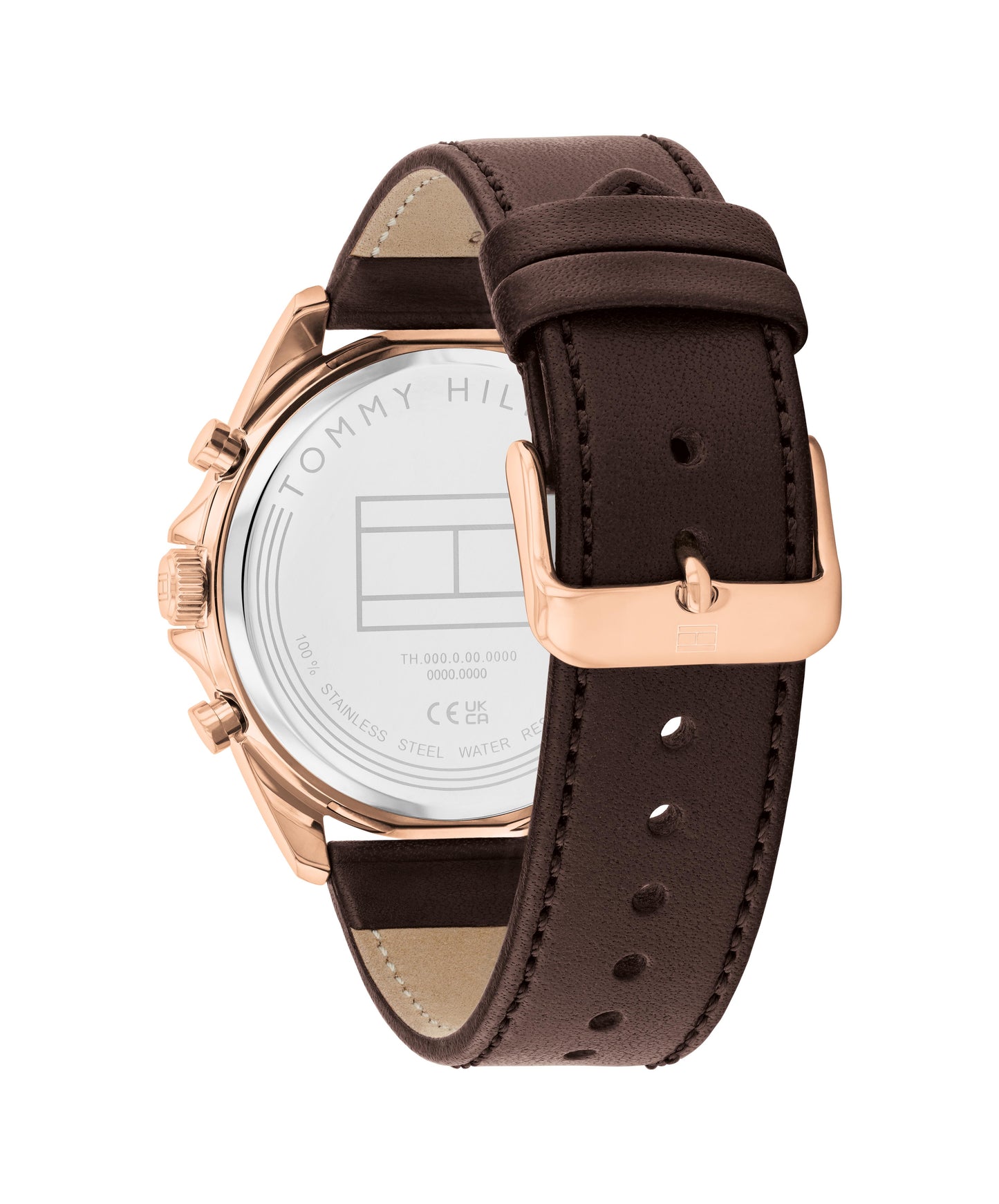 Tommy Hilfiger 1710645 Men's Brown Leather Strap Watch