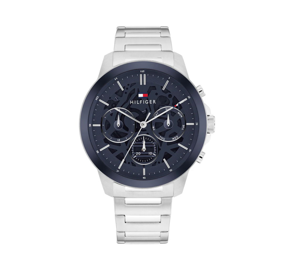 Tommy Hilfiger 1710684 Men's Stainless Steel and Blue Dial Watch