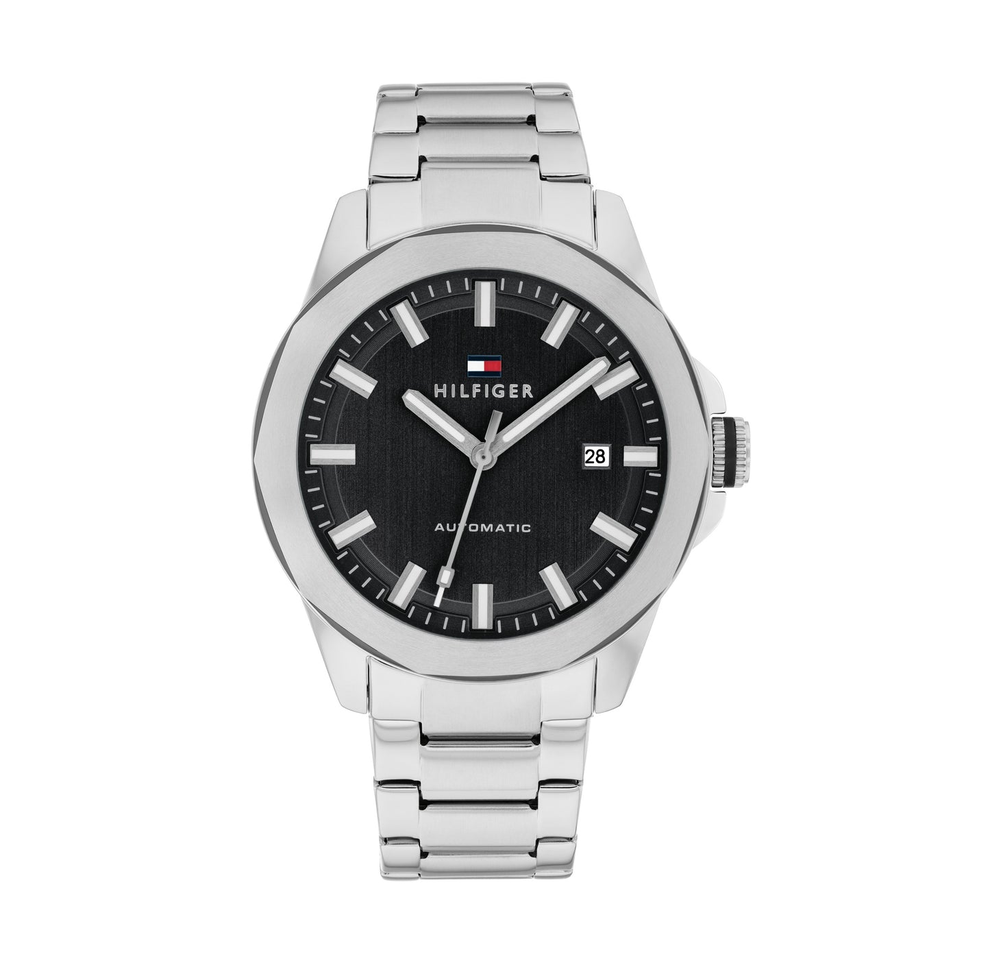 Tommy Hilfiger 1710692 Automatic Men's Black Dial Stainless Steel Watch