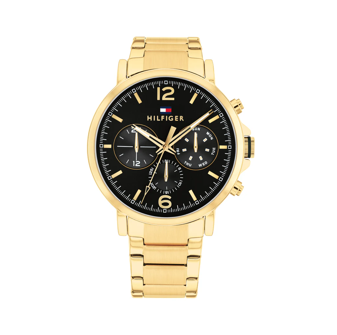Tommy Hilfiger 1710701 Men's Ionic Plated Gold Zinc Alloy Watch