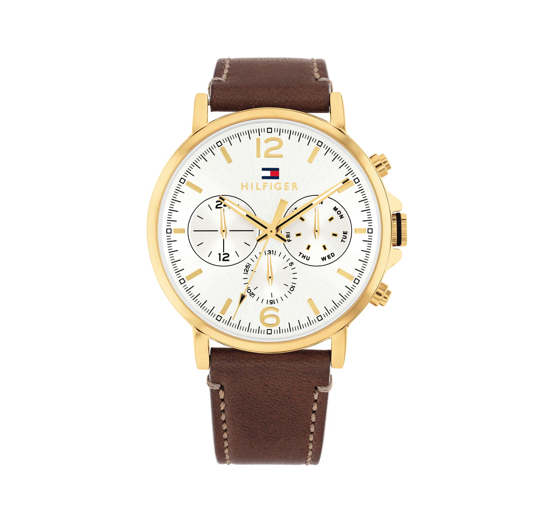 Tommy Hilfiger 1710702 Men's Ionic Plated Gold Zinc Alloy Watch