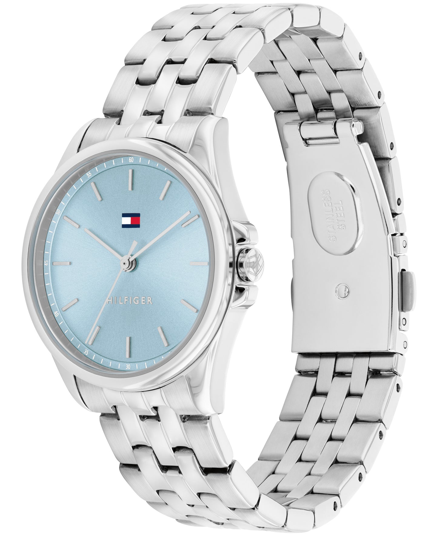 Tommy Hilfiger 1782771 Women's Stainless Steel and Light Blue Dial Watch
