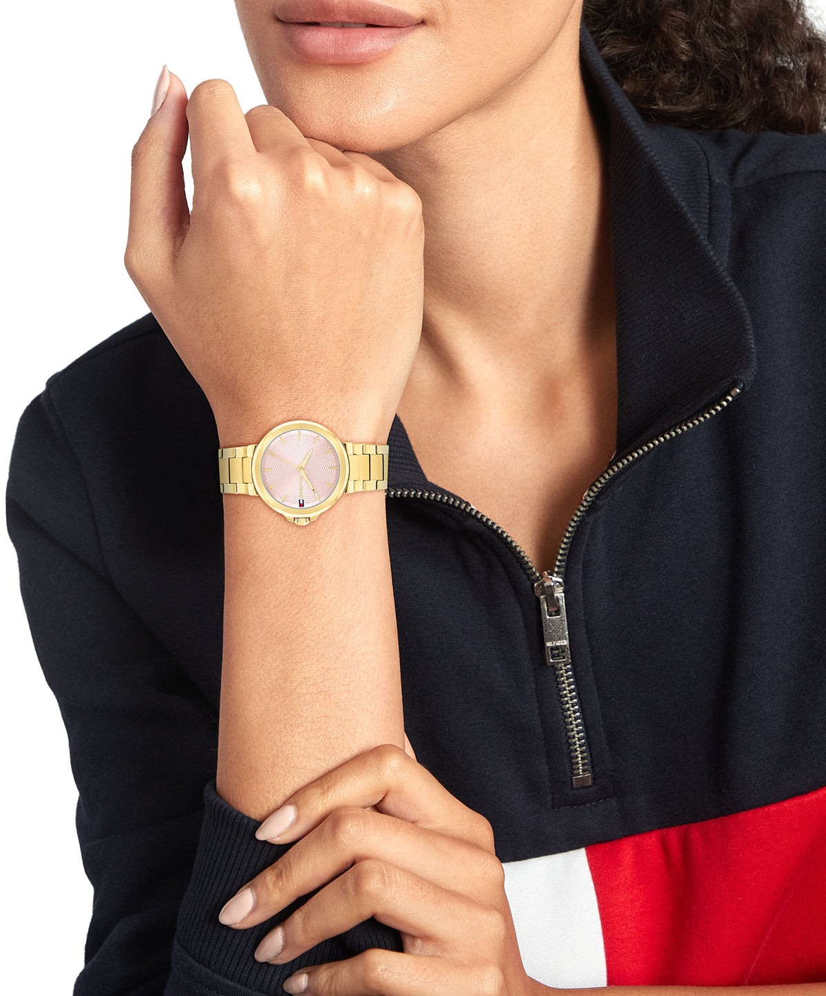 Tommy Hilfiger 1782779 Gold Stainless Steel Blush Dial Women's Watch