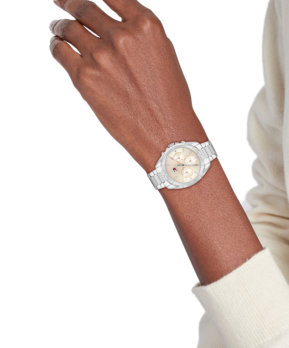 Tommy Hilfiger 1782782 Women's Stainless Steel and Taupe Dial Watch