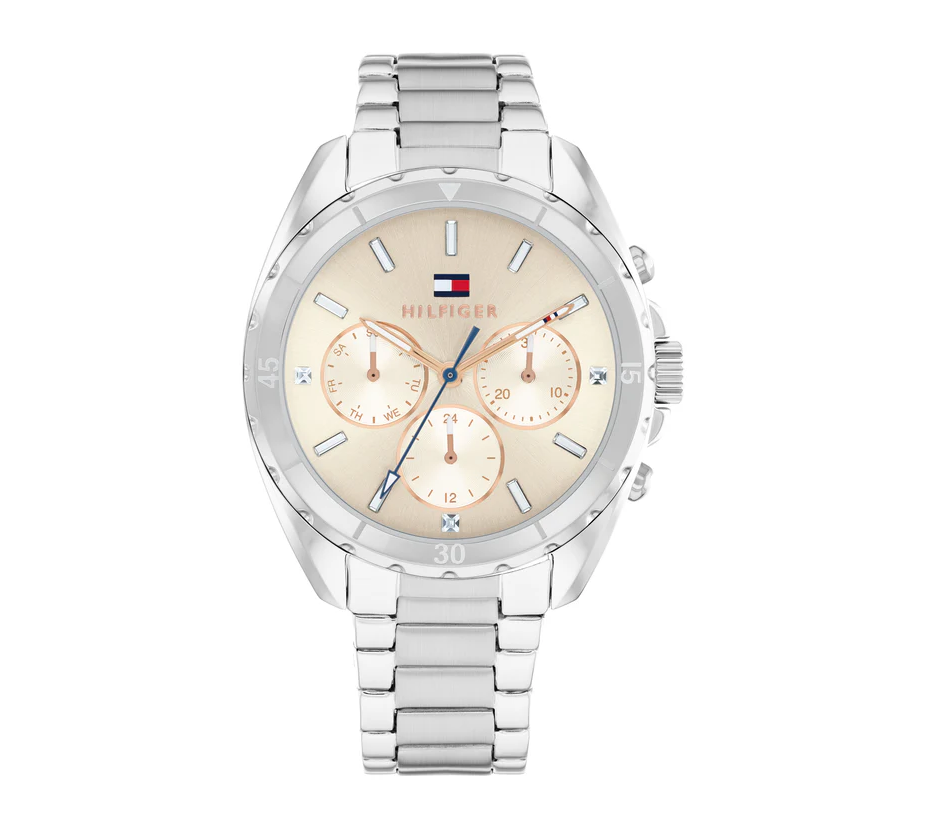 Tommy Hilfiger 1782782 Women's Stainless Steel and Taupe Dial Watch