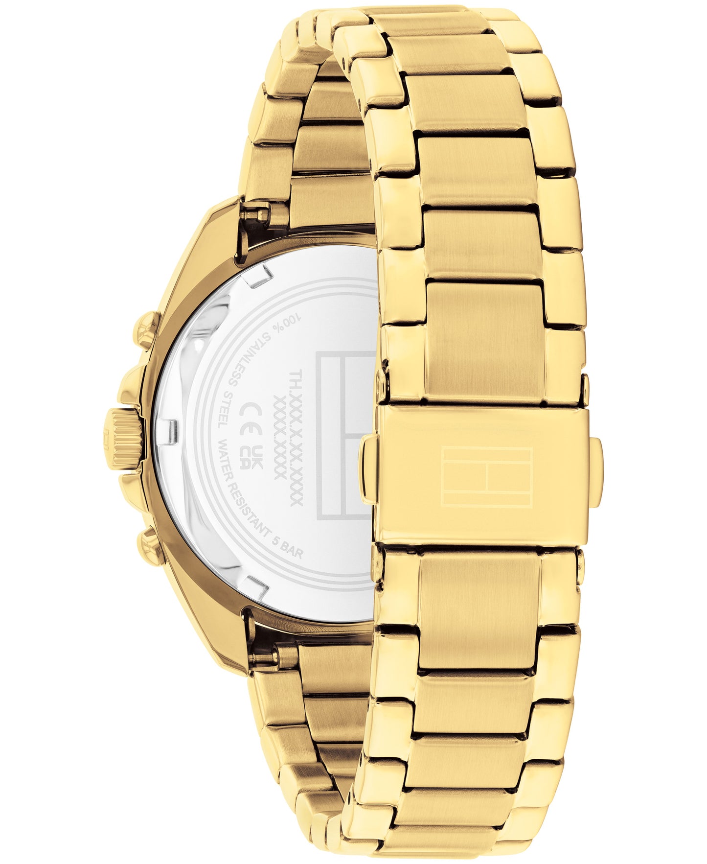 Tommy Hilfiger 1782783 Women's Ionic Plated Thin Gold Steel and Blue Dial Watch