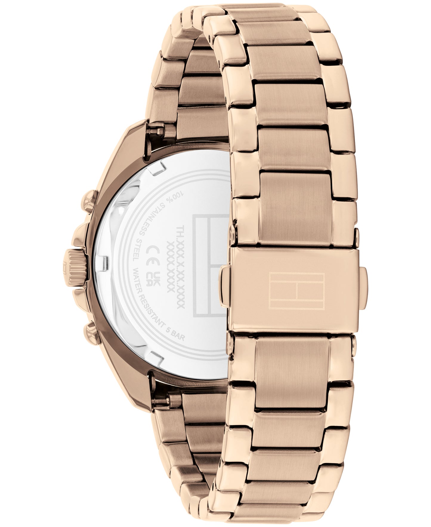 Tommy Hilfiger 1782784 Women's Ionic Plated Carnation Gold Steel and Pink Dial Watch
