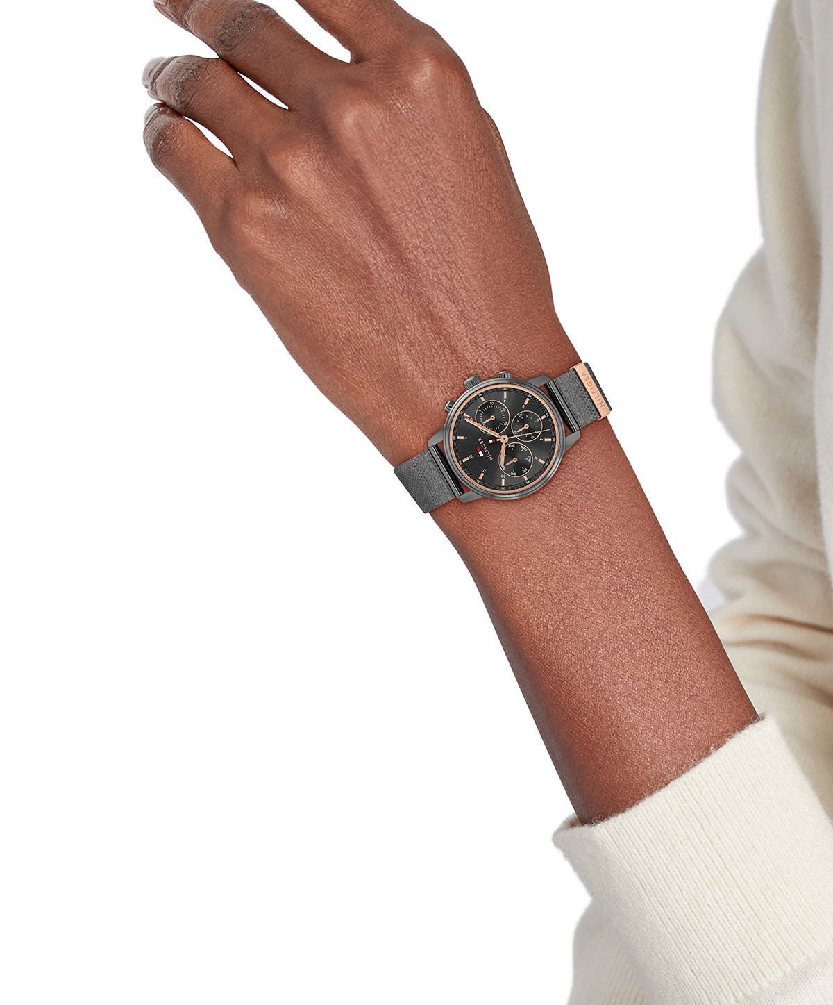 Tommy Hilfiger 1782810 Women's Ionic Plated Grey Steel Watch