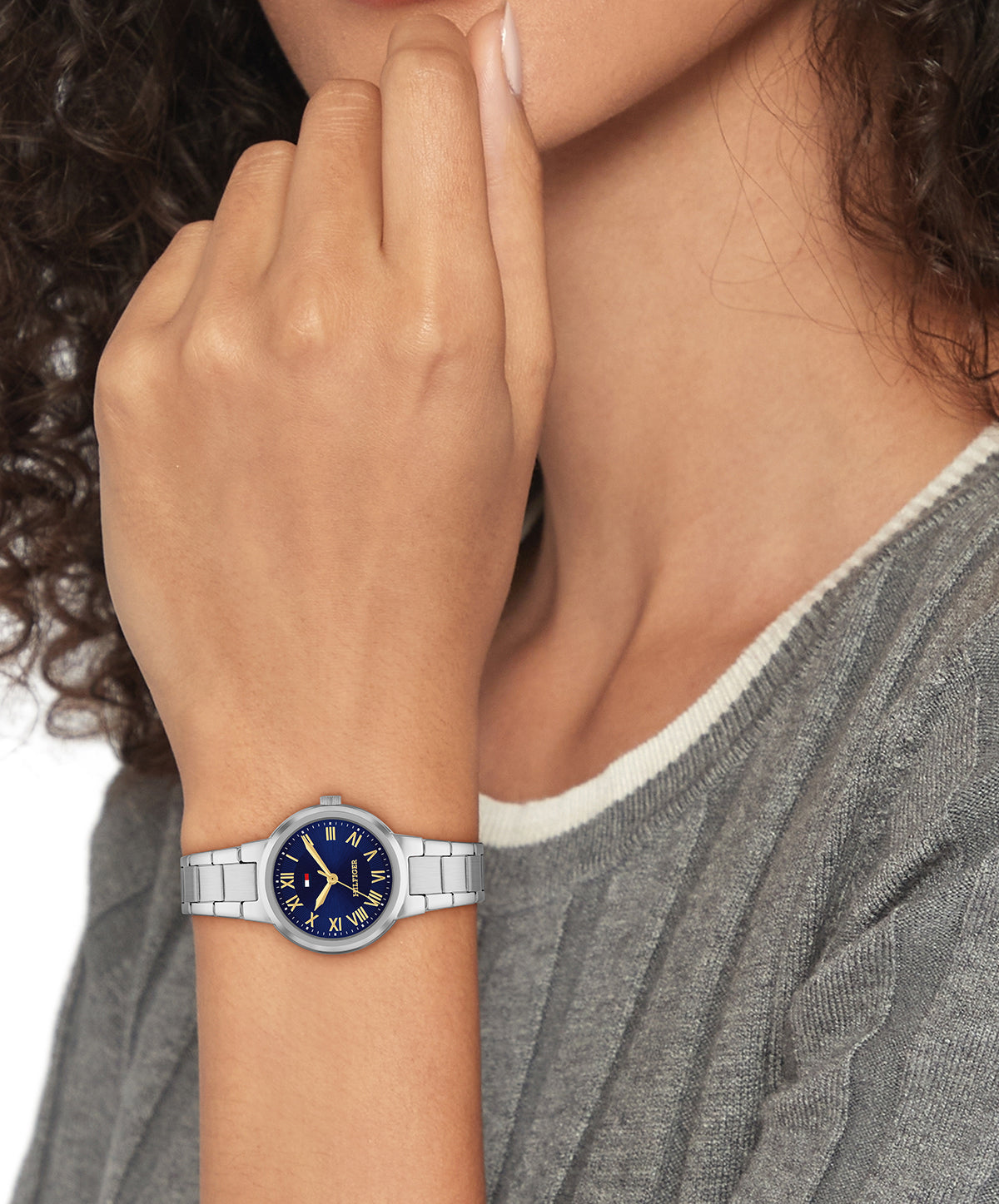 Tommy Hilfiger 1782902 Women's Stainless Steel Navy Dial Quartz Watch