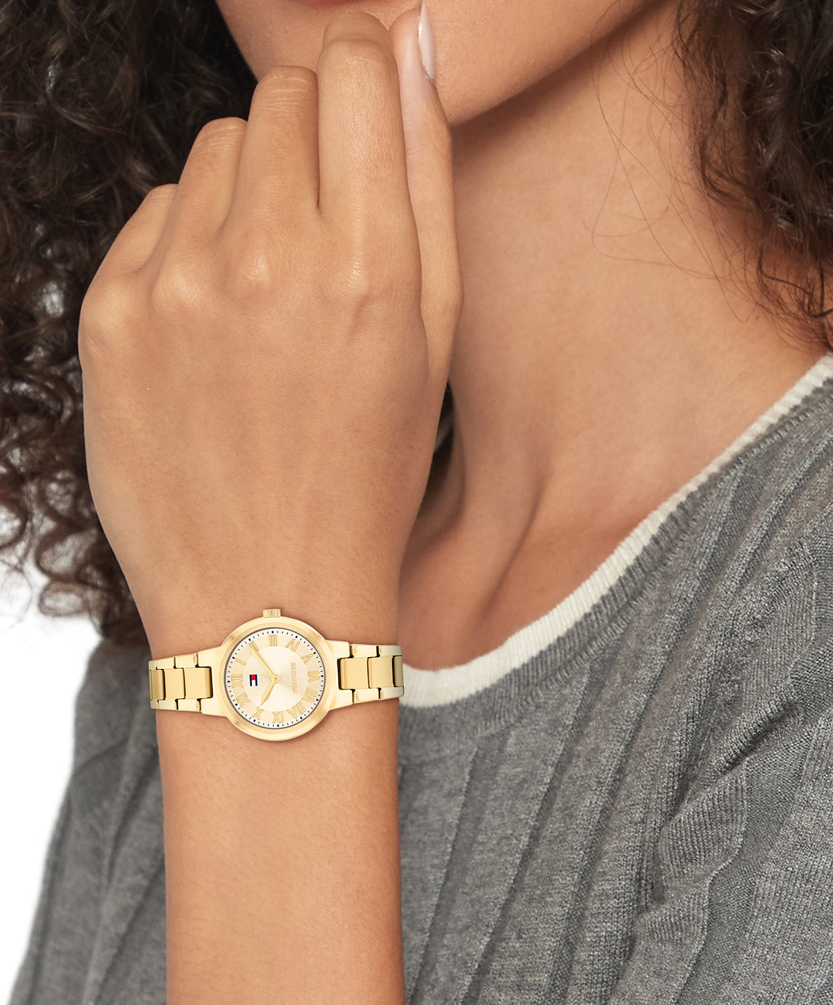 Tommy Hilfiger 1782905 Women's Ionic Plated Gold Steel Quartz Watch