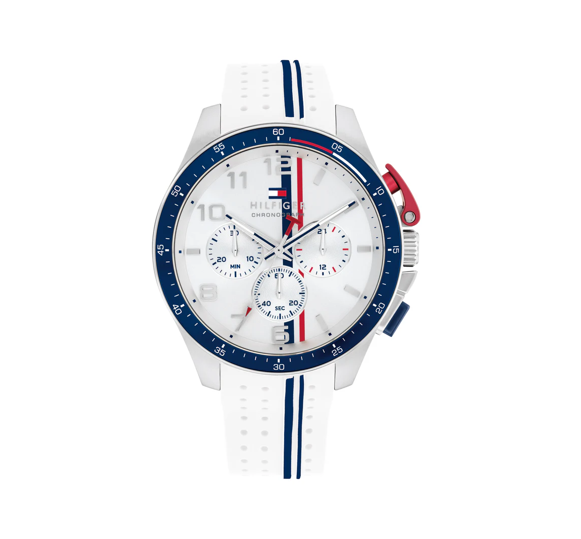 Tommy Hilfiger 1792167 Men's Stainless Steel & Multicolor Aluminum Watch