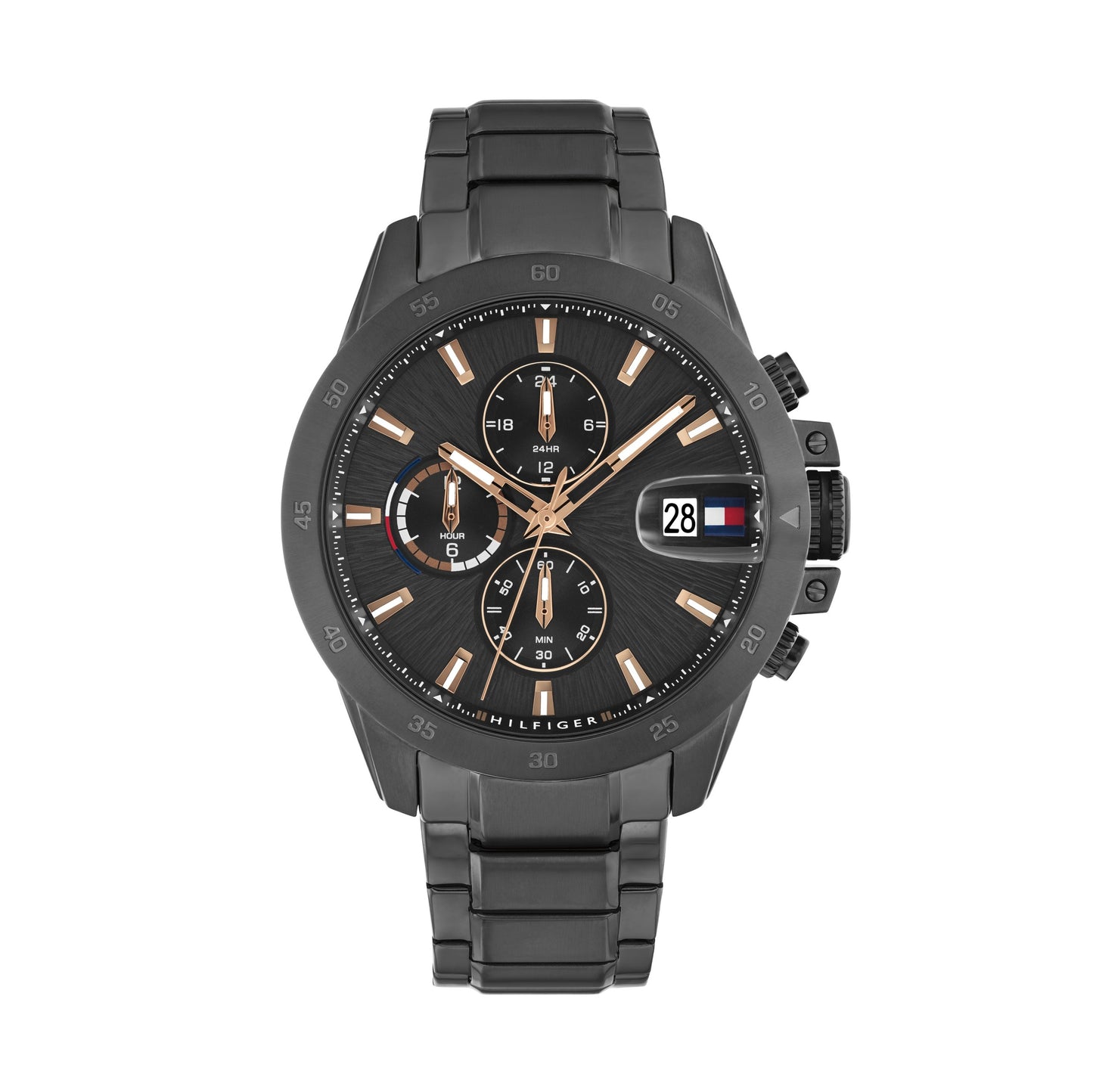 Tommy Hilfiger 1792218 Men's Ionic Plated Grey Steel Quartz Watch