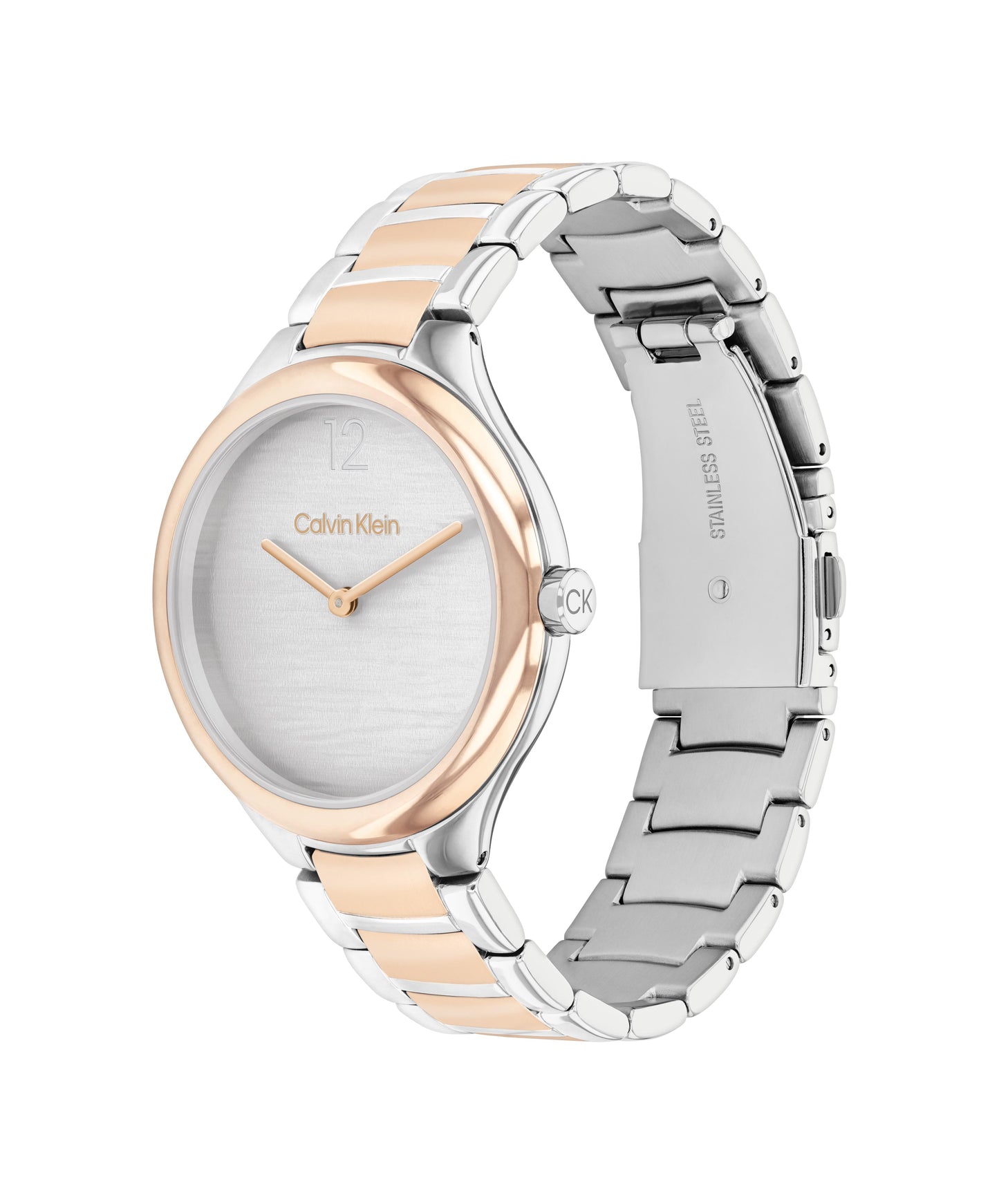 Calvin Klein 25100049 Women's Stainless Steel Silver Dial Watch