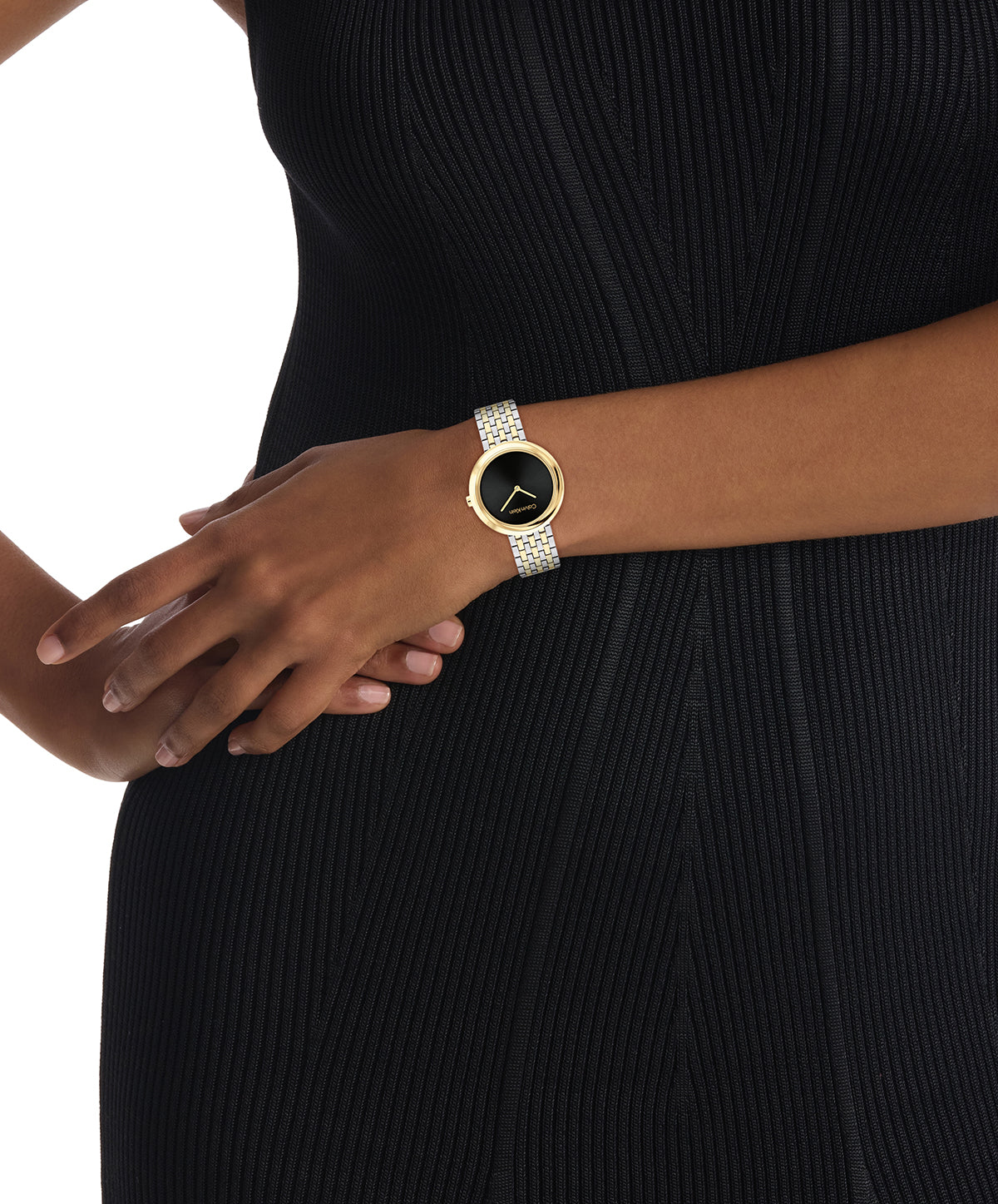 Calvin Klein 25100071 Women's Silver and Gold Stainless Steel Watch