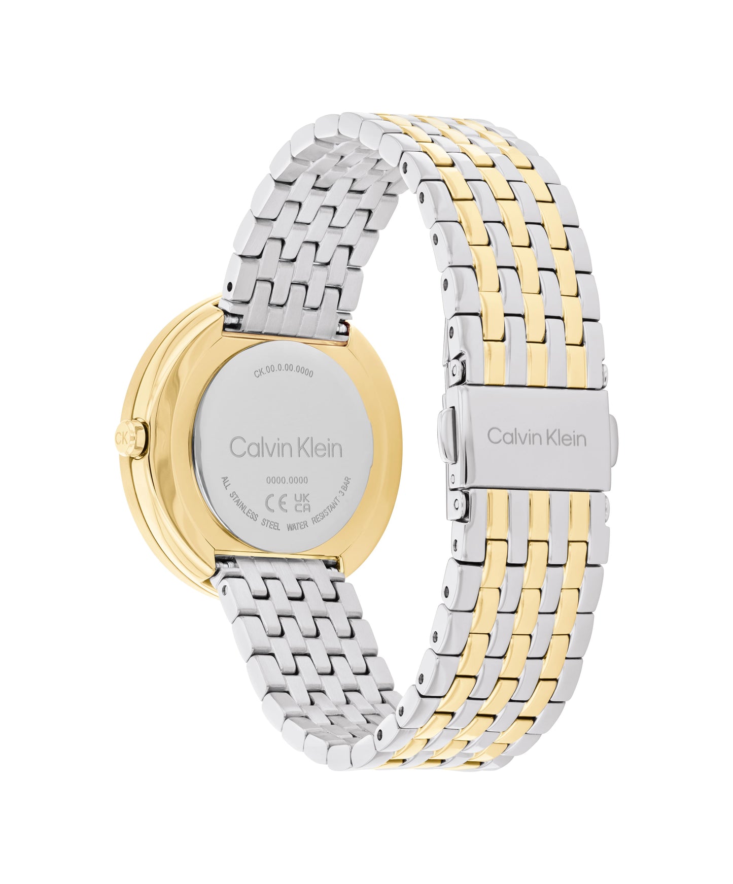 Calvin Klein 25100071 Women's Silver and Gold Stainless Steel Watch