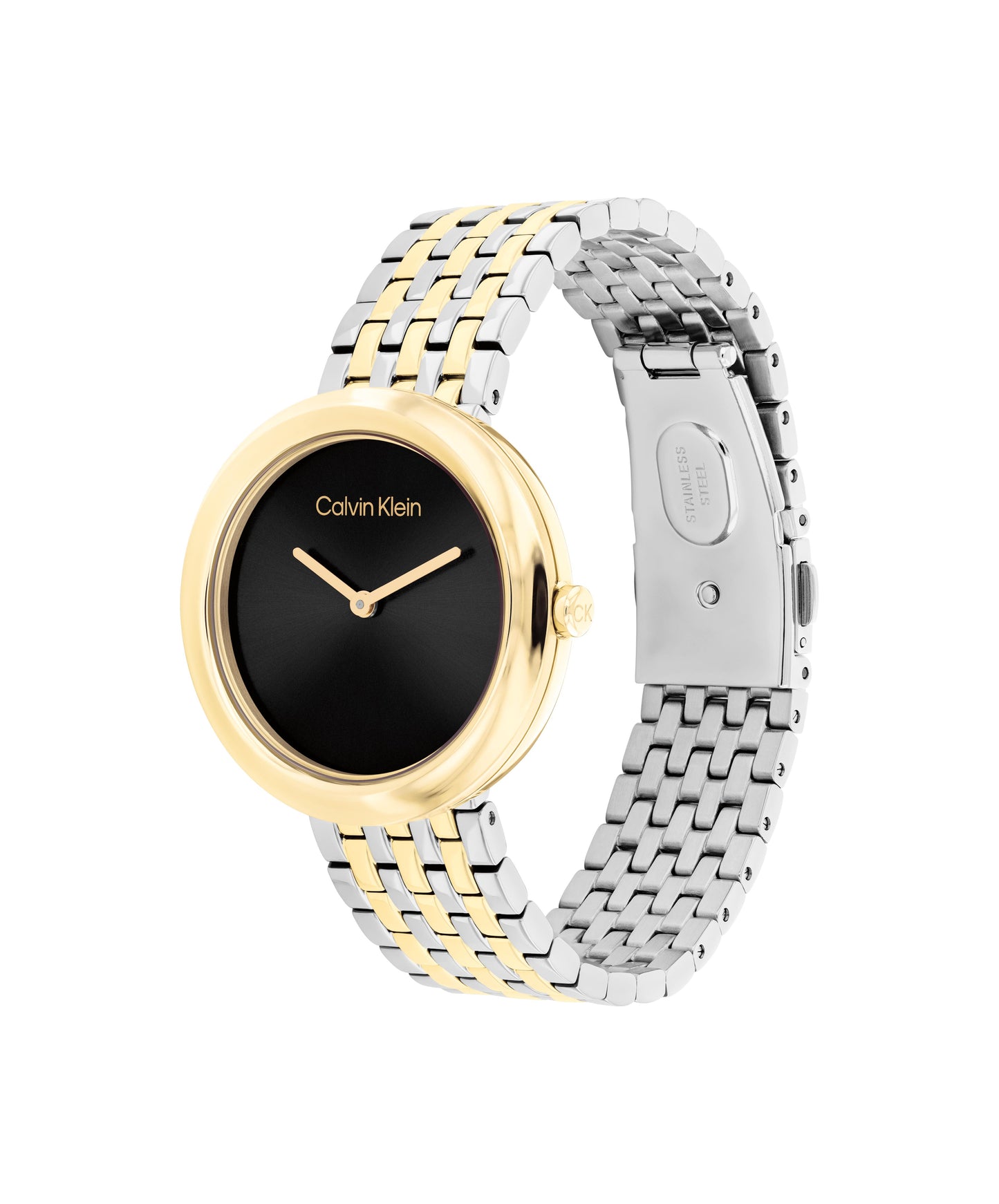 Calvin Klein 25100071 Women's Silver and Gold Stainless Steel Watch