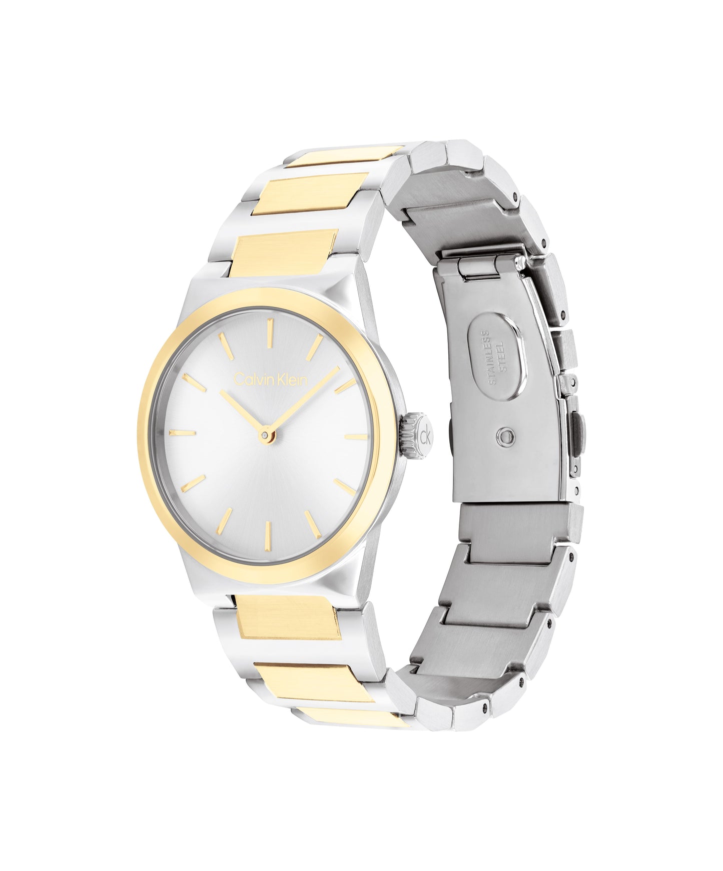 Calvin Klein 25100113 Women's Two Tone Stainless Steel Watch