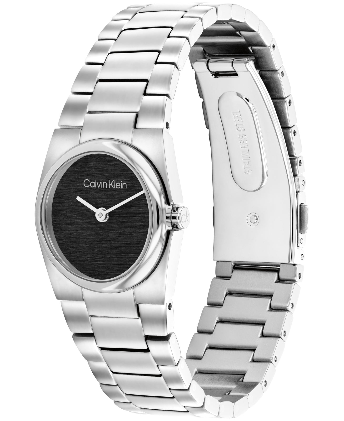 Calvin Klein 25100121 Stainless Steel Black Dial Women's Watch