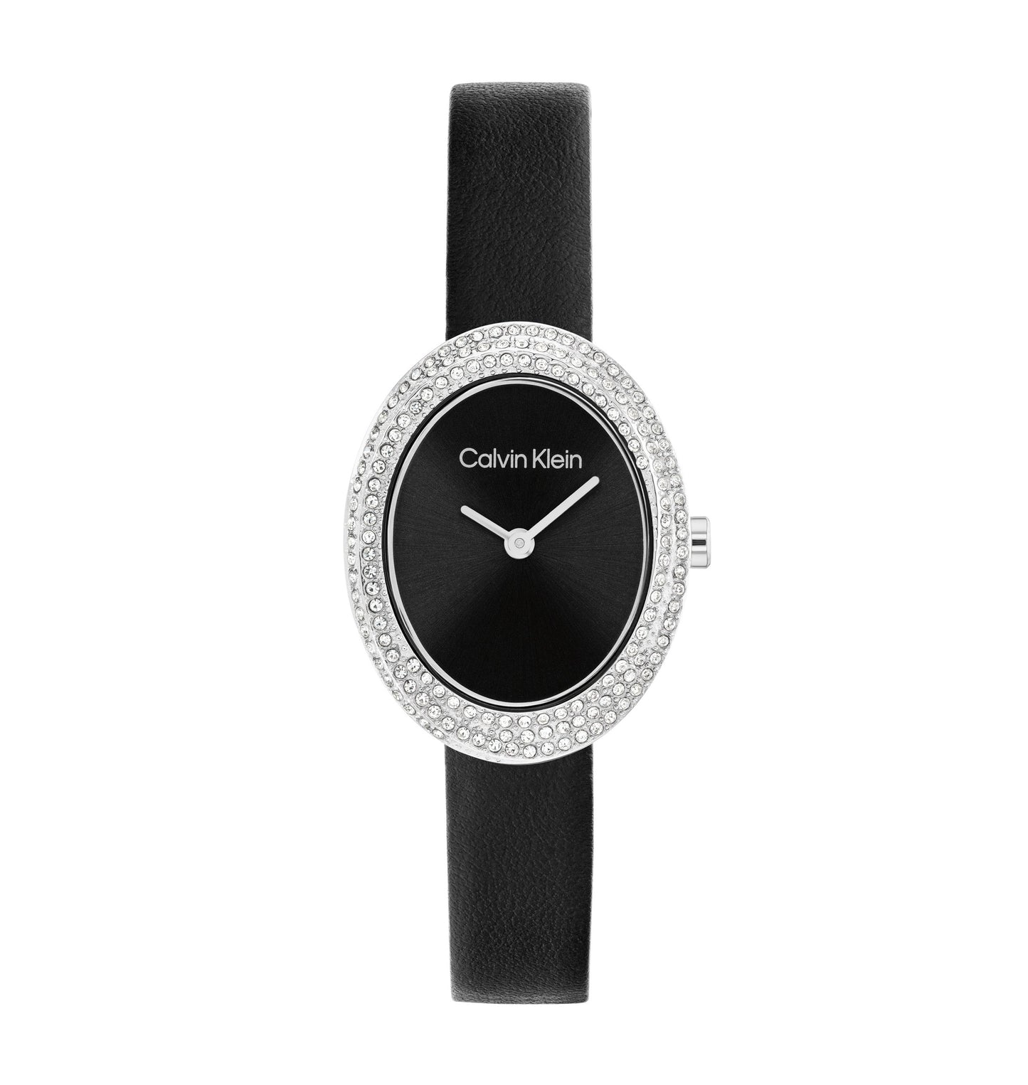 Calvin Klein 25100145 Women's Black Leather Quartz Watch