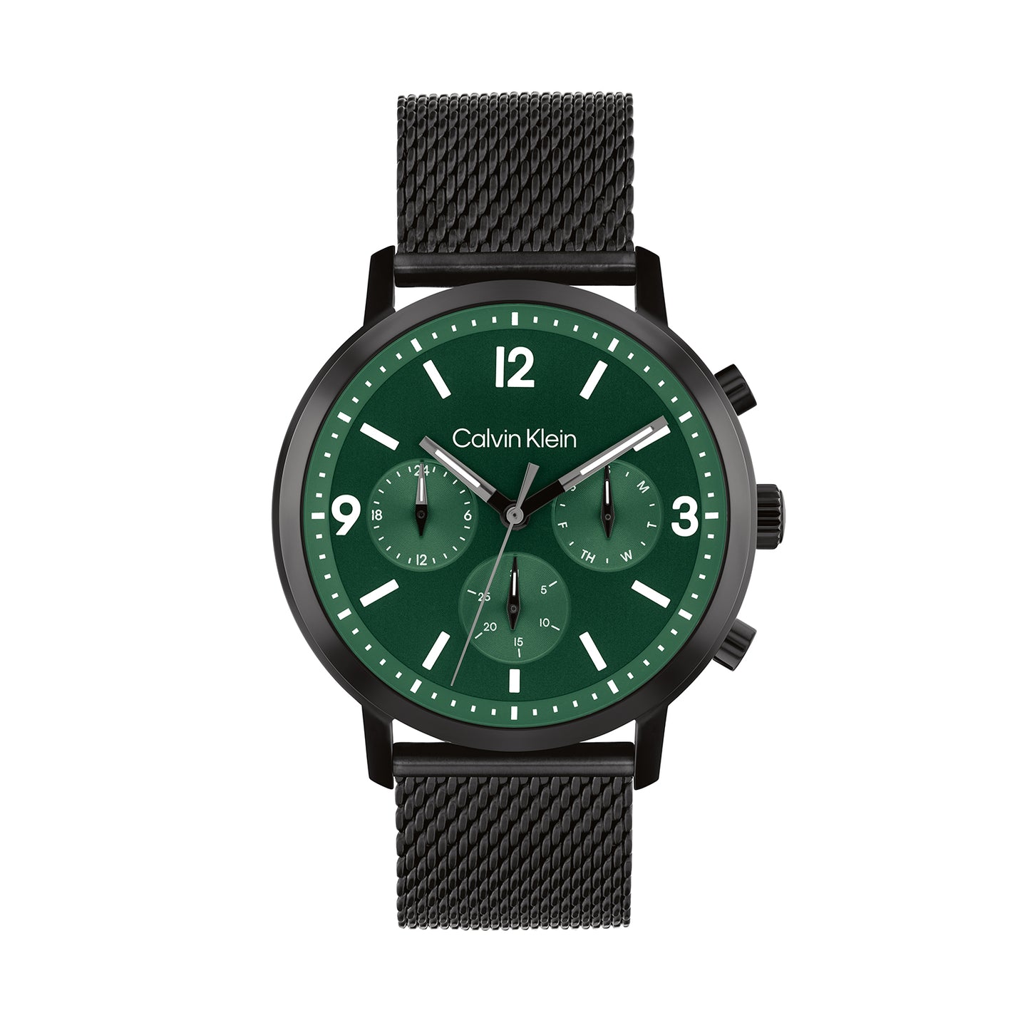 Calvin Klein 25200440 Men's Ionic Black Plated Steel Mesh Watch