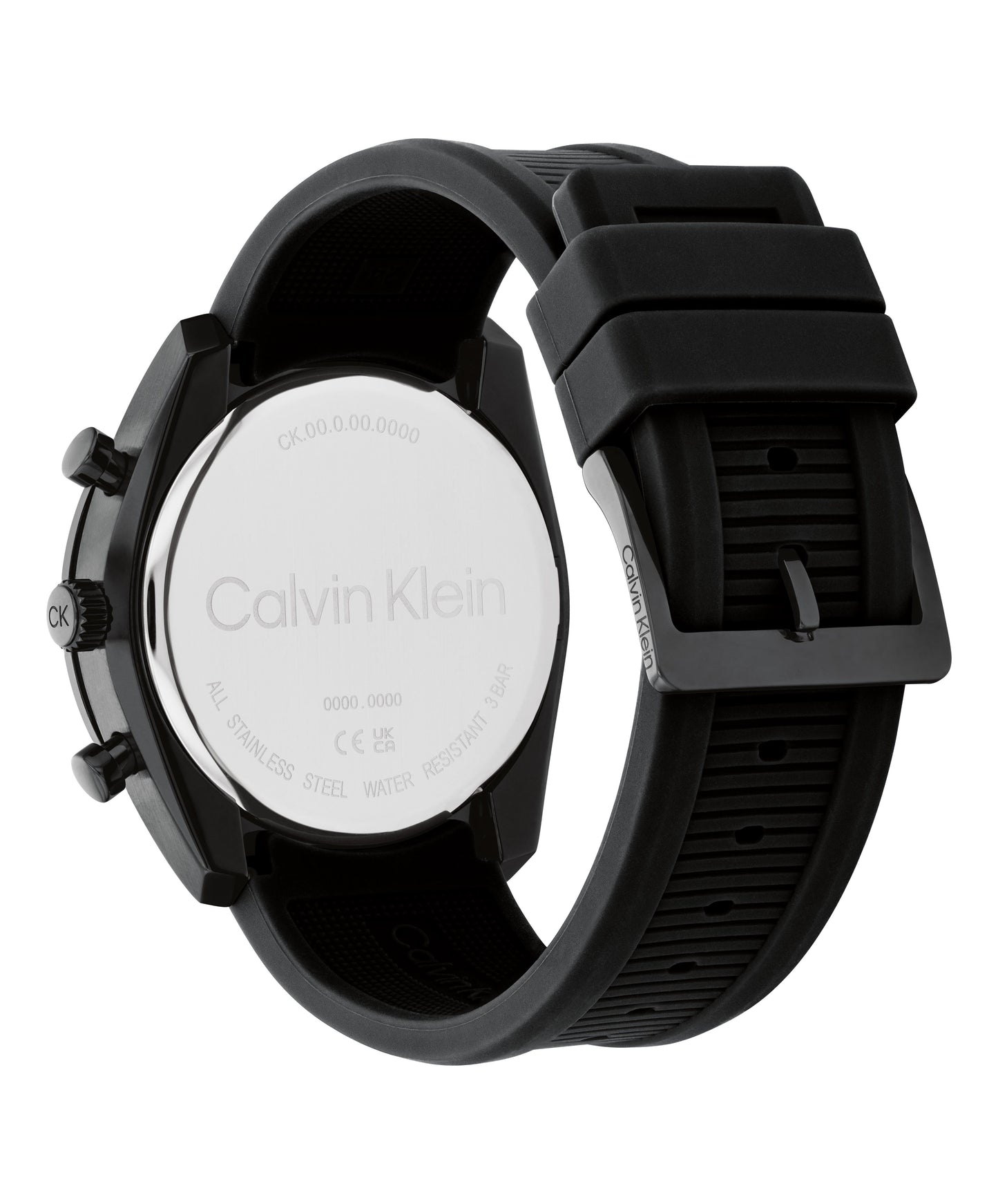 Calvin Klein 25200467 Men's Black Silicone Strap Quartz Watch