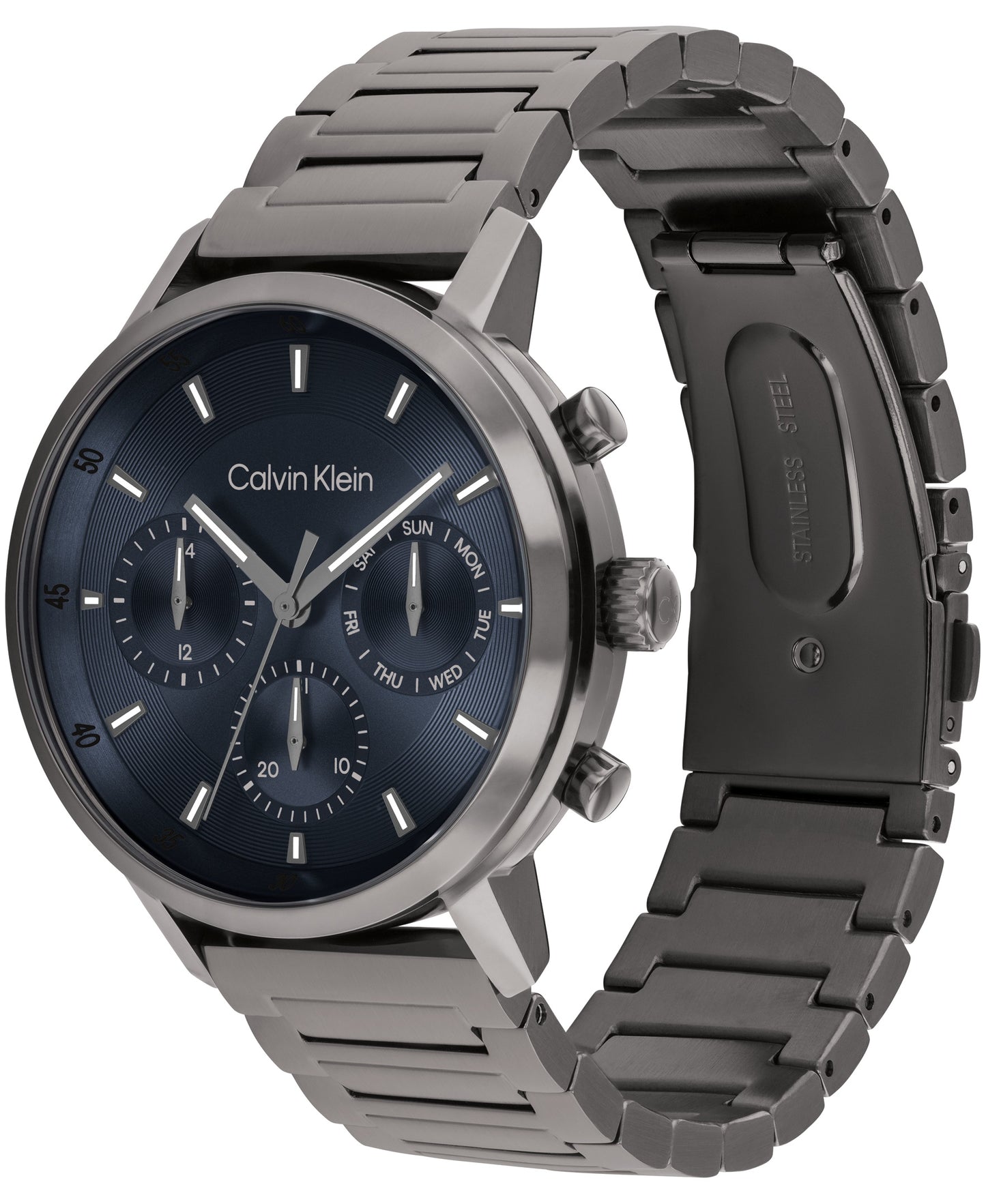 Calvin Klein 25200495 Chronograph Ionic Plated Grey Steel Men's Watch