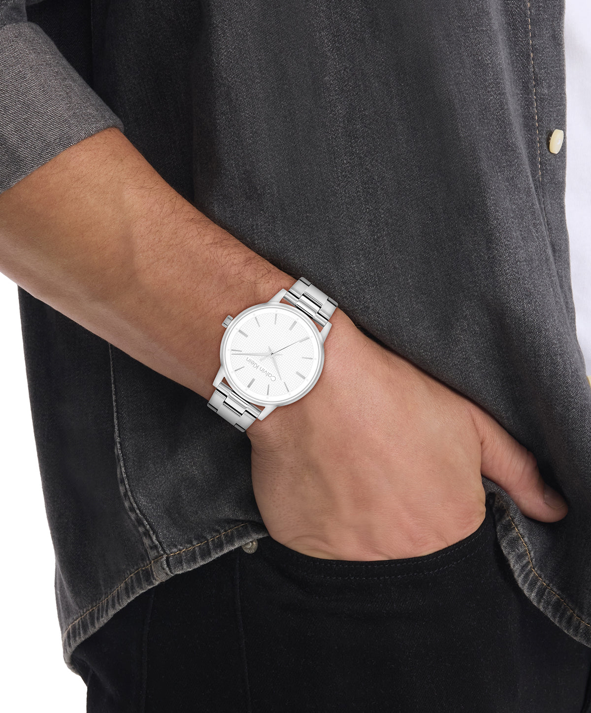 Calvin Klein 25200501 Men's Stainless Steel Quartz Watch