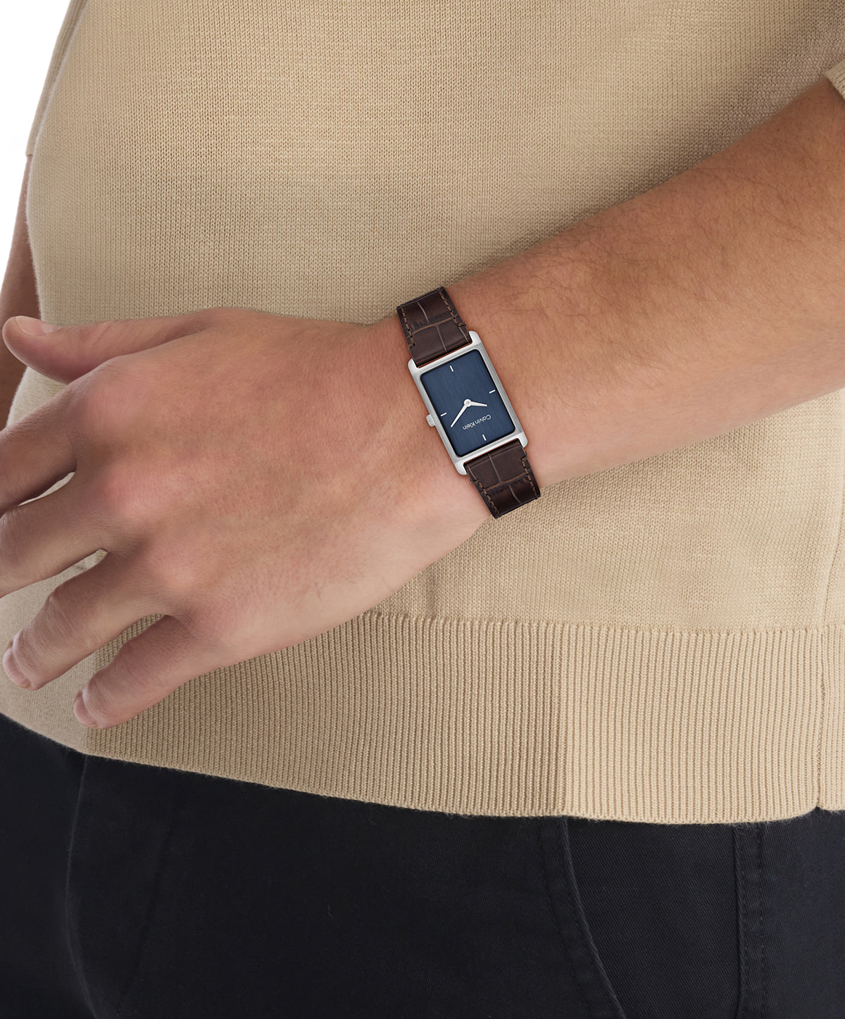 Calvin Klein 25200529 Men's Brown Leather Quartz Watch