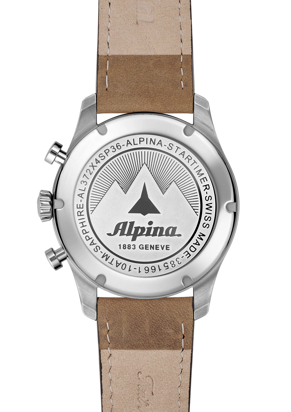 Alpina Startimer Pilot Quartz Chronograph Big Date Petroleum Blue AL-372NW4S26