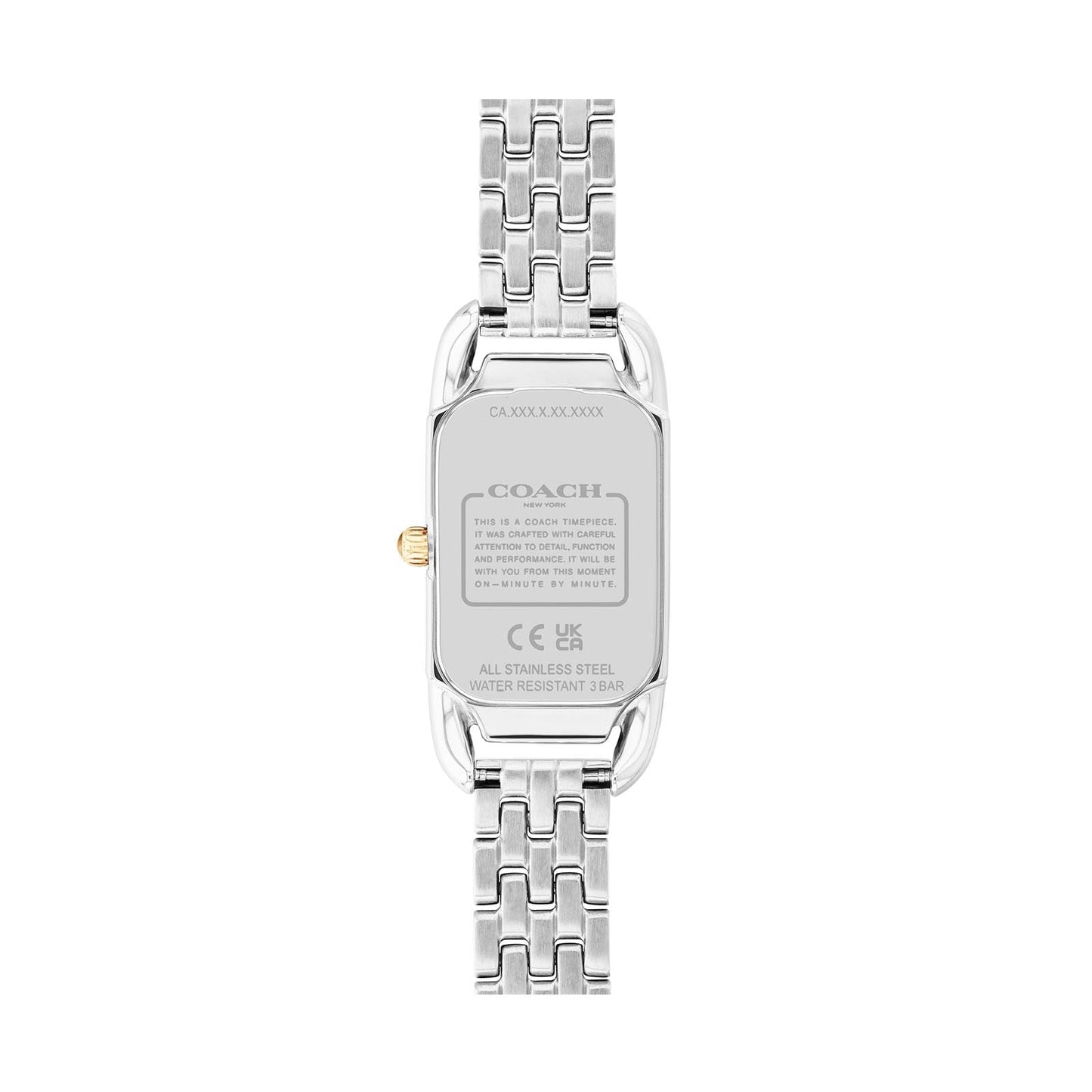 Coach 14504172 Women's Two-Tone Gold & Stainless Steel Bracelet and White Dial Quartz Watch