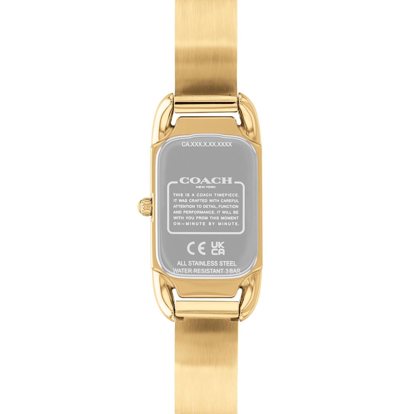 Coach 14504196 Women's Ionic Thin Gold Plated Steel Bangle Watch