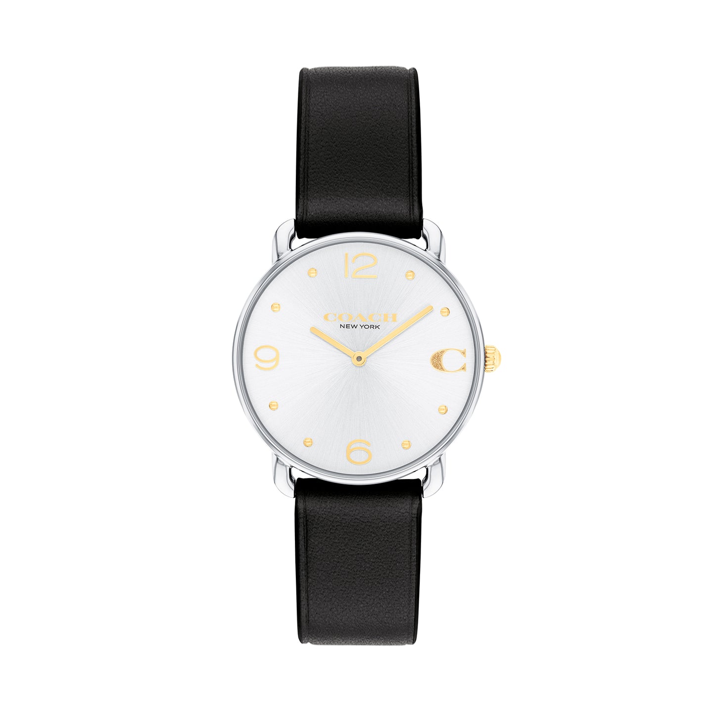 Coach 14504198 Women's Calfskin Leather Strap Watch