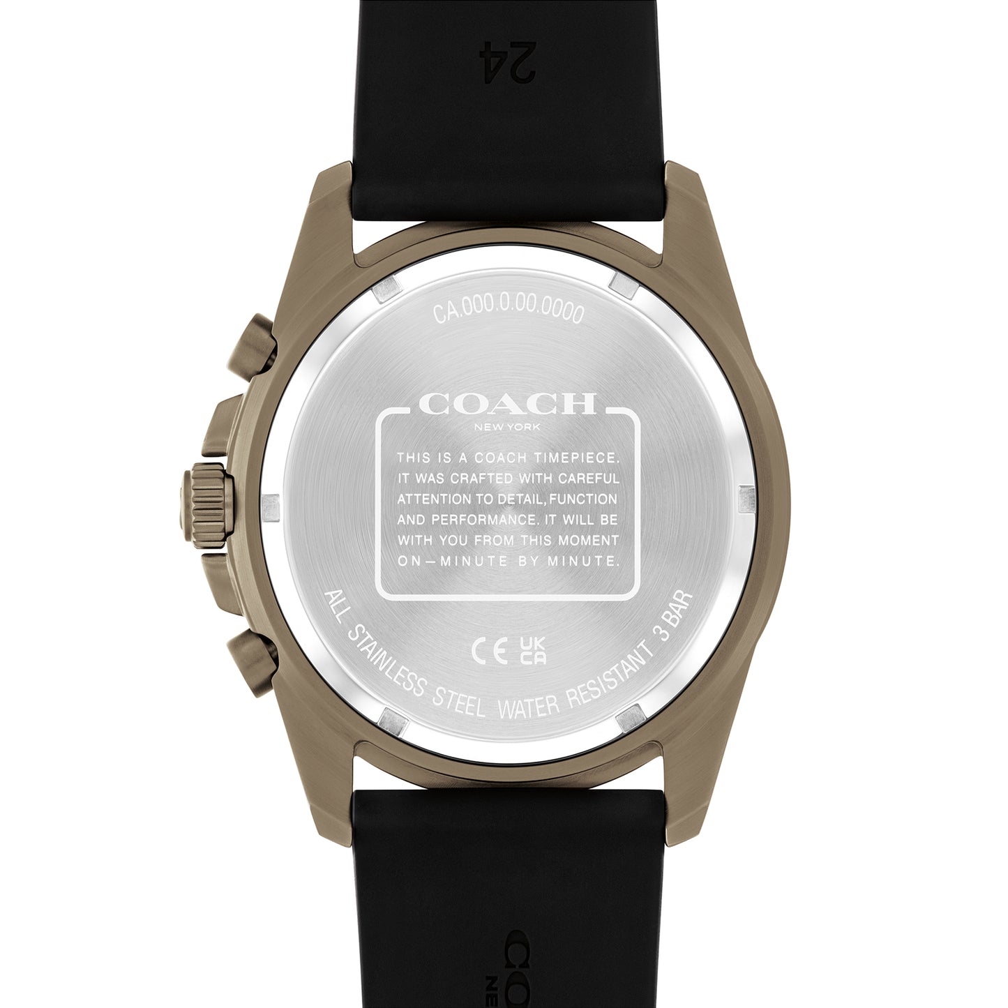 Coach 14602643 Men's Silicone Watch