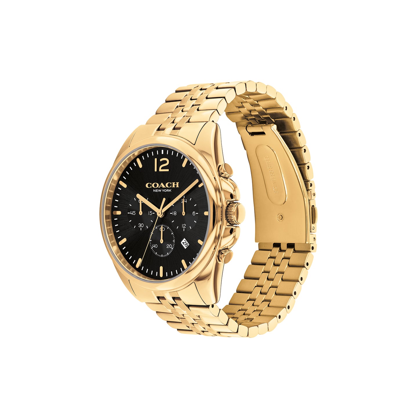 Coach 14602657 Men's Ionic Plated Thin Gold Steel Watch