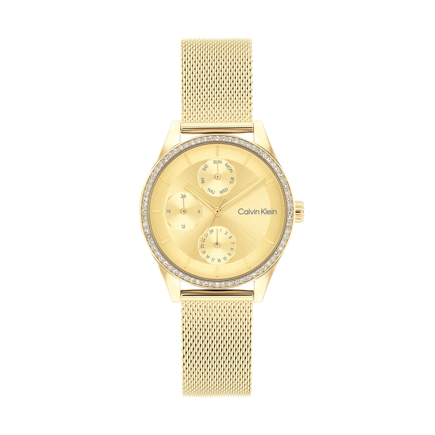 Calvin Klein 25100011 Women's Ionic Thin Gold Plated Steel Mesh Watch