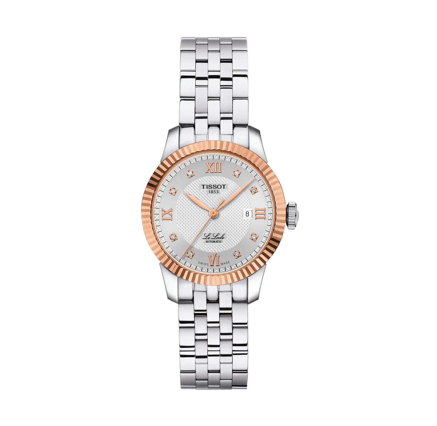 Tissot Le Locle 29mm 18k Gold Bezel & Diamonds T932.207.41.036.00