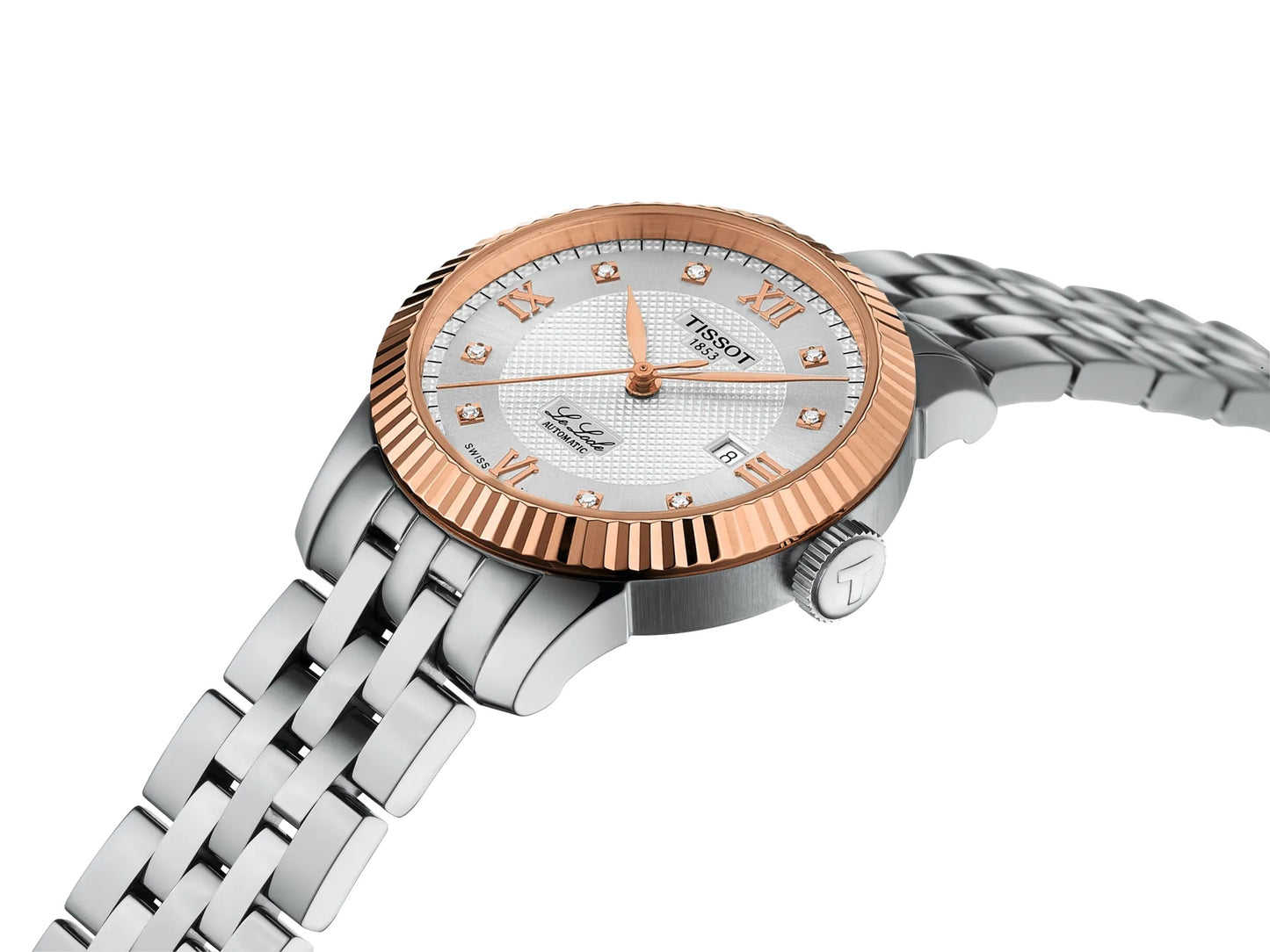 Tissot Le Locle 29mm 18k Gold Bezel & Diamonds T932.207.41.036.00