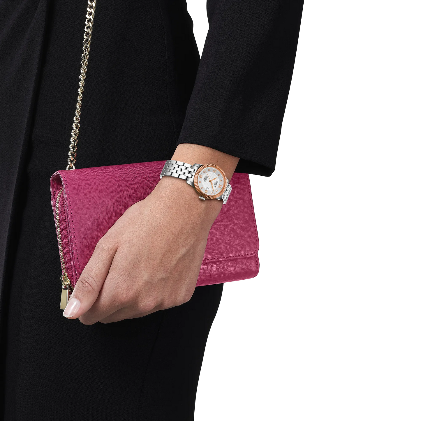 Tissot Le Locle 29mm 18k Gold Bezel & Diamonds T932.207.41.036.00